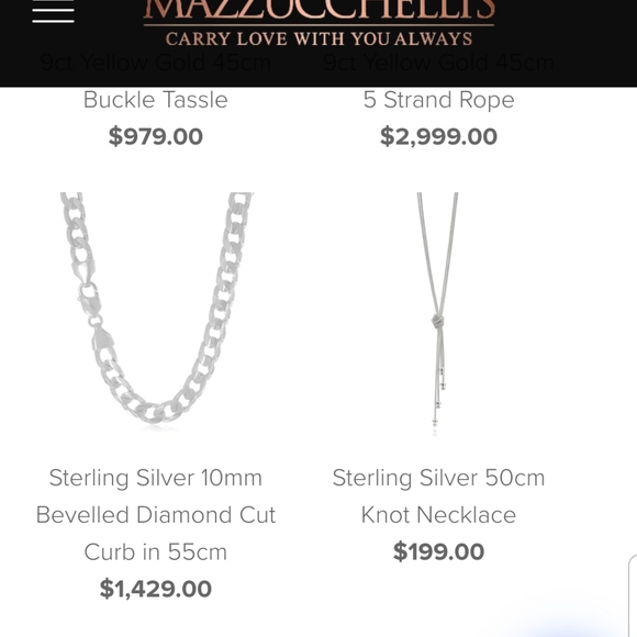 Sterling Silver Knot chain necklace - Picture 5 of 5